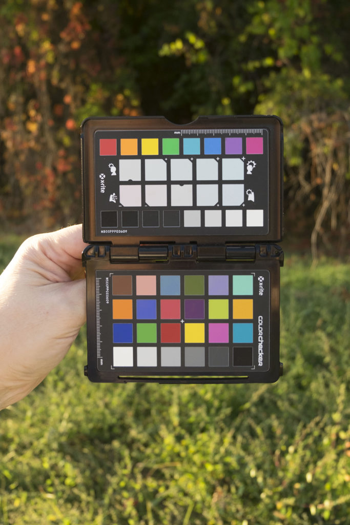 Lo scatto di paesaggio con il target creative enhancement di ColorChecker