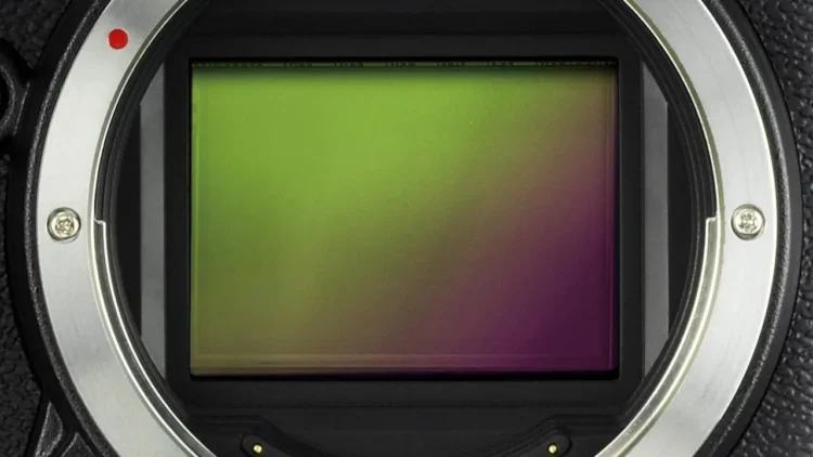 Il sensore di una Fujifilm GFX